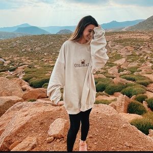 Oversized Colorado sweatshirt crewneck